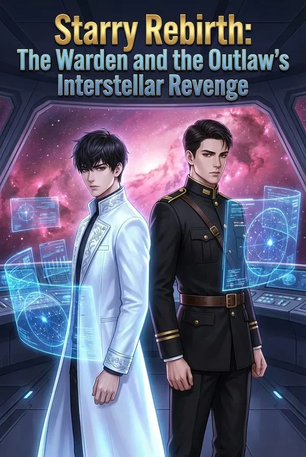 Cover of Starry Rebirth: The Warden and the Outlaw’s Interstellar Revenge